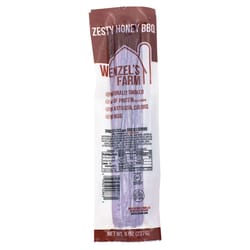 Wenzel's Farm Zesty Honey BBQ Beef Stick 8 oz Pouch