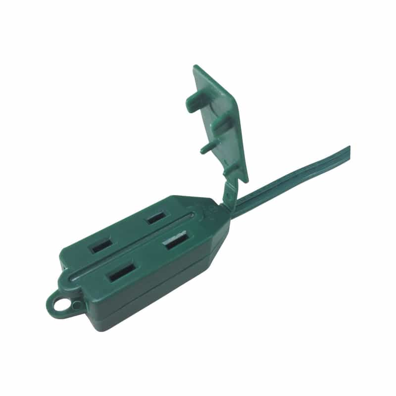 Ace Indoor 15 ft. L Green Extension Cord 18/2 SPT2 Ace Hardware