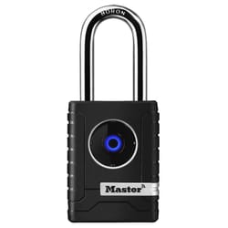 Master Lock 2-7/32 in. W Boron Alloy Ball Bearing Locking Bluetooth Bluetooth Padlock