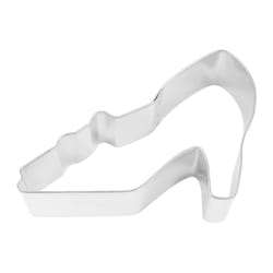 R&M International Corp 4 in. L High Heel Shoe Cookie Cutter Silver 1 pc