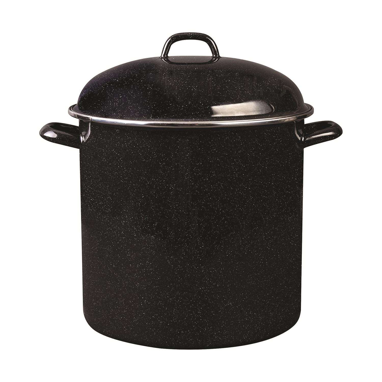Granite Ware Steel Stock Pot 15 qt Black Ace Hardware