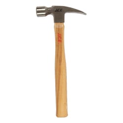 Ace 20 oz Smooth Face Rip Hammer Hickory Handle