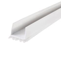 M-D Building Products Deny White Vinyl Seal For Doors 36 in. L X 2 in.