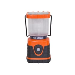 Stansport Orange Lantern 9.5 in. H X 4.75 in. W X 4.75 in. L 1 box