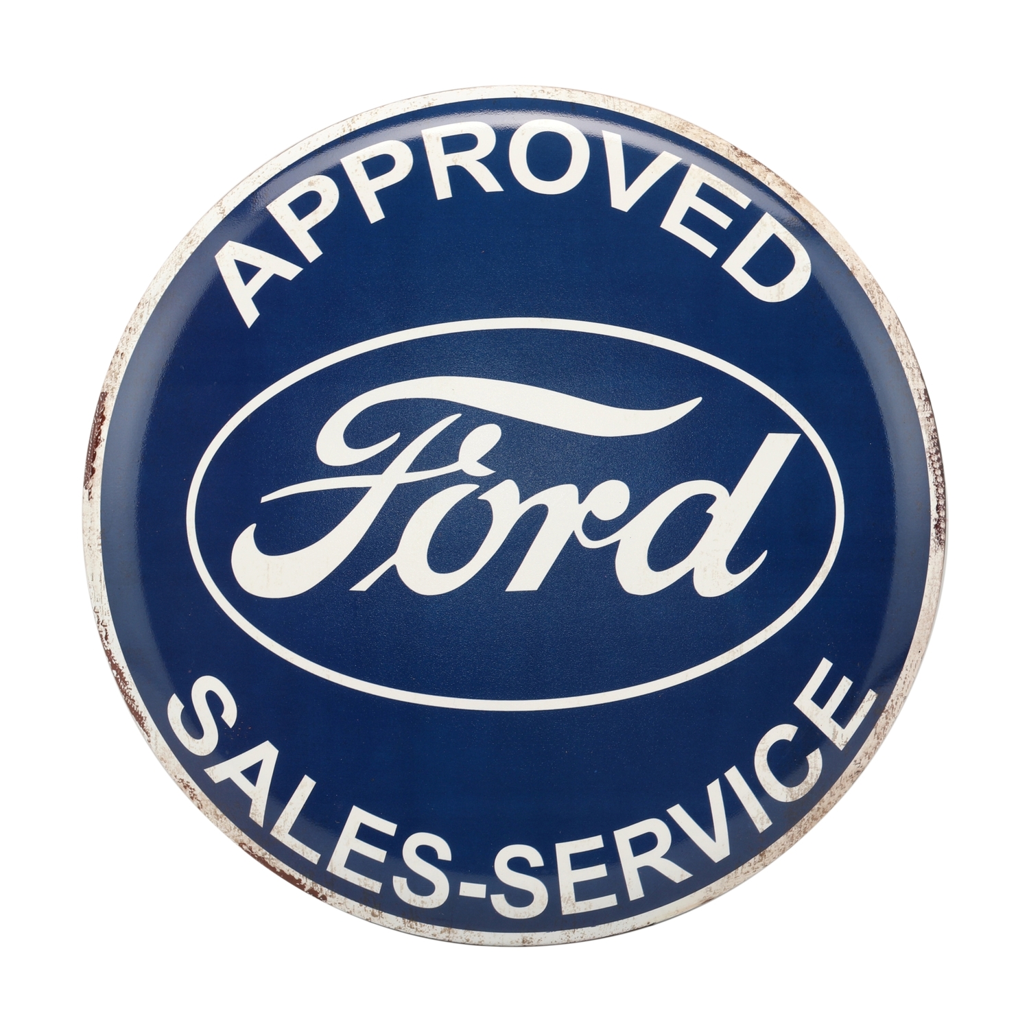 Open Road Brands Ford Approved Sales-Service Button Sign Tin 1 pk - Ace ...