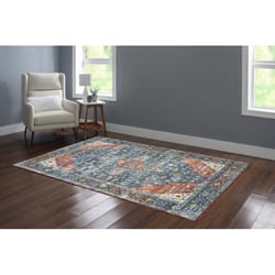 Linon Home Decor Homcy 5 ft. W X 7 ft. L Multi-Color Traditional Polyester Area Rug