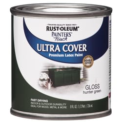 Rust-Oleum Painters Touch Ultra Cover Gloss Hunter Green Water-Based Paint Exterior and Interior 8 o