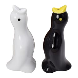 R&M International Pie Bird Black/White 2 pc