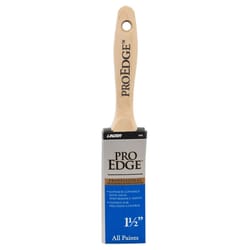 Linzer Pro Edge 1-1/2 in. Flat Paint Brush