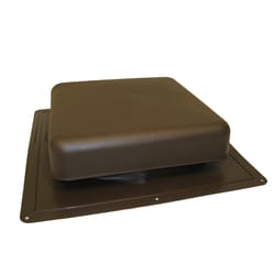 Master Flow 4 in. H X 18 in. W X 18.5 in. L Brown Resin Roof Vent