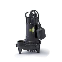 ECO-FLO 1/2 HP 4400 gph Cast Iron Tethered Float Switch AC Submersible Sump Pump