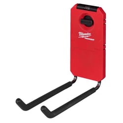 Milwaukee Packout Shop Storage Small Black/Red Plastic 9 in. L Straight Hook 25 lb 1 pk