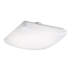 Metalux 2.4 in. H X 15 in. W X 15 in. L White LED Ceiling Light