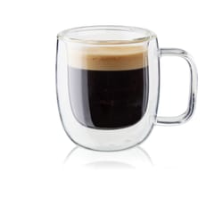 Zwilling J.A Henckels Sorrento Clear Glass Double Wall Espresso Mug 2 pk