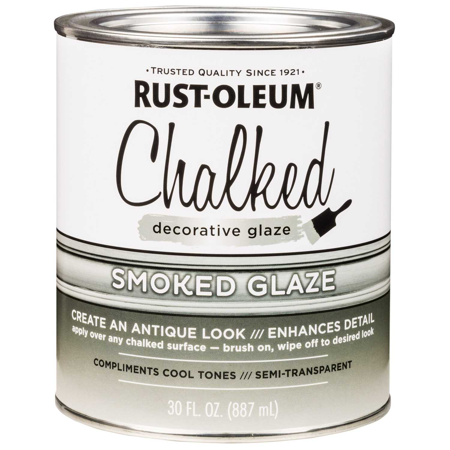 Rust Oleum Chalked Smoked Glaze 30 Oz Ace Hardware