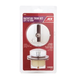 Ace 1 Chrome Plated Lift N Turn Bath Drain Trim Kit