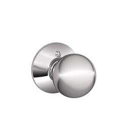 Schlage F Series Orbit Bright Chrome Dummy Knob Right or Left Handed