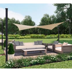 Coolaroo Ready to Hang Polyethylene Shade Canopy 8 ft. W X 11 ft. L