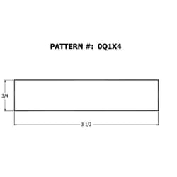 Alexandria Moulding 1 in. X 4 in. W X 4 ft. L Pine Board #2/BTR Premium Grade