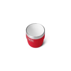YETI Rambler 4 oz Rescue Red BPA Free Espresso Insulated Cup