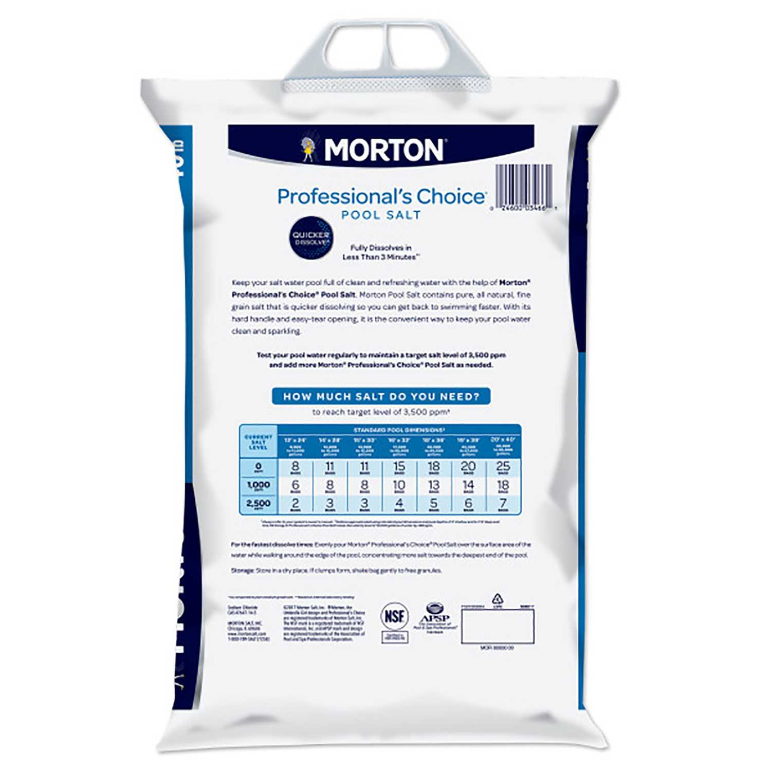 Morton Salt Pool Salt