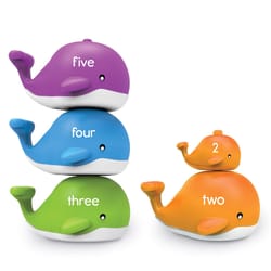 Learning Resources Snap-n-Learn Stacking Whales Assorted 15 pc