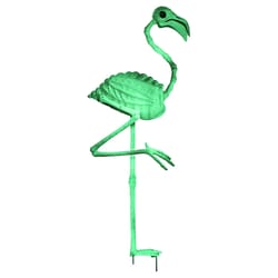 Seasons Usa 34 in. Skeleton Flamingo Halloween Decor