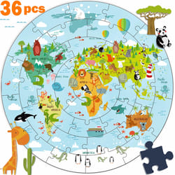 iPlay iLearn World Map Puzzle