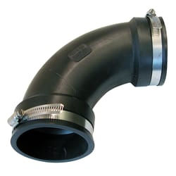 Fernco Schedule 40 3 in. Hub X 3 in. D Hub PVC Elbow