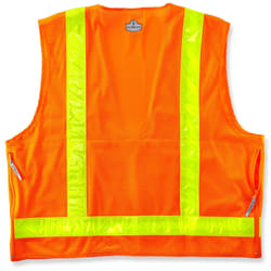 Ergodyne GloWear Reflective Surveyor Vest Orange S/M