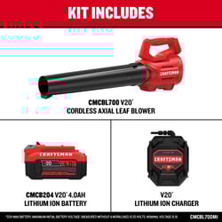 Craftsman V20 CMCBL700M1 100 mph 380 CFM Battery Handheld Blower Kit (Battery & Charger)