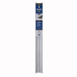 M-D Building Products 0.75 in. H X 3.75 in. W X 36 in. L Aluminum Deluxe Low Threshold Silver