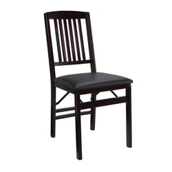 Linon Home Decor Espresso Vinyl Classic Chair