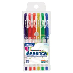 Bazic Products Essence Assorted Fluorescent Gel Pen 6 pk