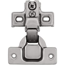 Hickory Hardware 2 in. W X 1 in. L Nickel Steel Overlay Hinge 10 pk