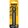 DeWalt Max Fit Slotted #8 X 1 in. L Screwdriver Bit Steel 2 pc