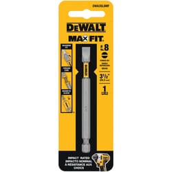 DeWalt Max Fit Slotted #8 X 3.5 in. L Screwdriver Bit Steel 1 pk