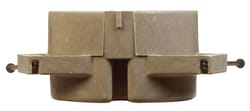 Allied Moulded 22-1/2 cu in Round Fiberglass 1 gang Outlet Box Beige
