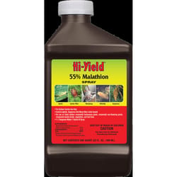 Hi-Yield 55% Malathion Spray Insect Killer Liquid Concentrate 32 oz