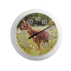 Taylor Sweet Fawn Dial Thermometer Plastic Multicolored 9 in.