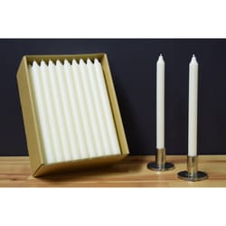 Kiri Tapers Ivory Unscented Scent Taper Candle
