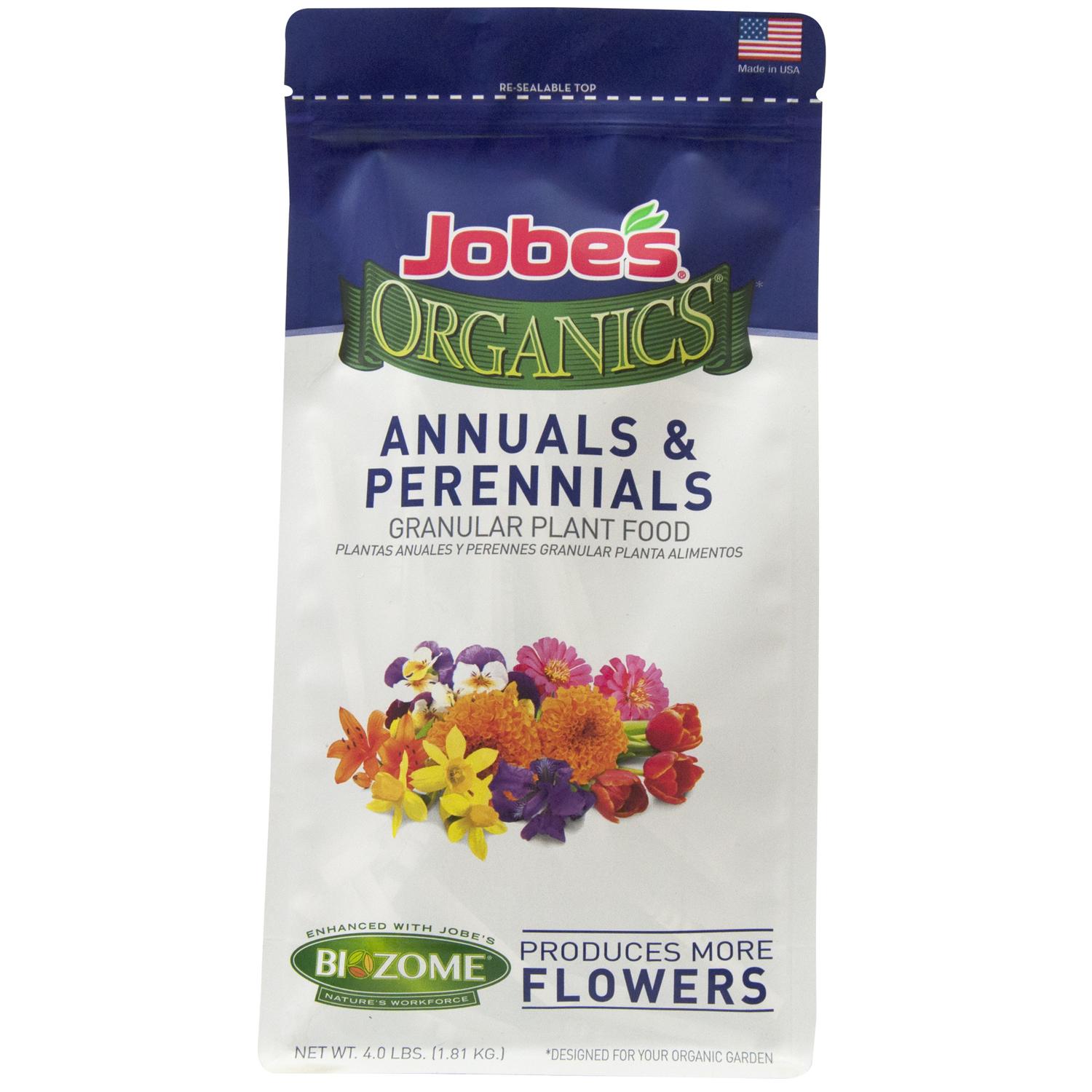UPC 073035096270 product image for Jobe's Organics  Bi Zome  Plant Food  For Annuals & Perennials 4 lb. (09627) | upcitemdb.com