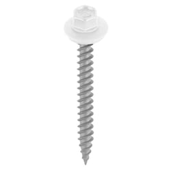 Teks No. 9 X 1-1/2 in. L Hex Drive Hex Washer Head Self Tapping Roofing Screws