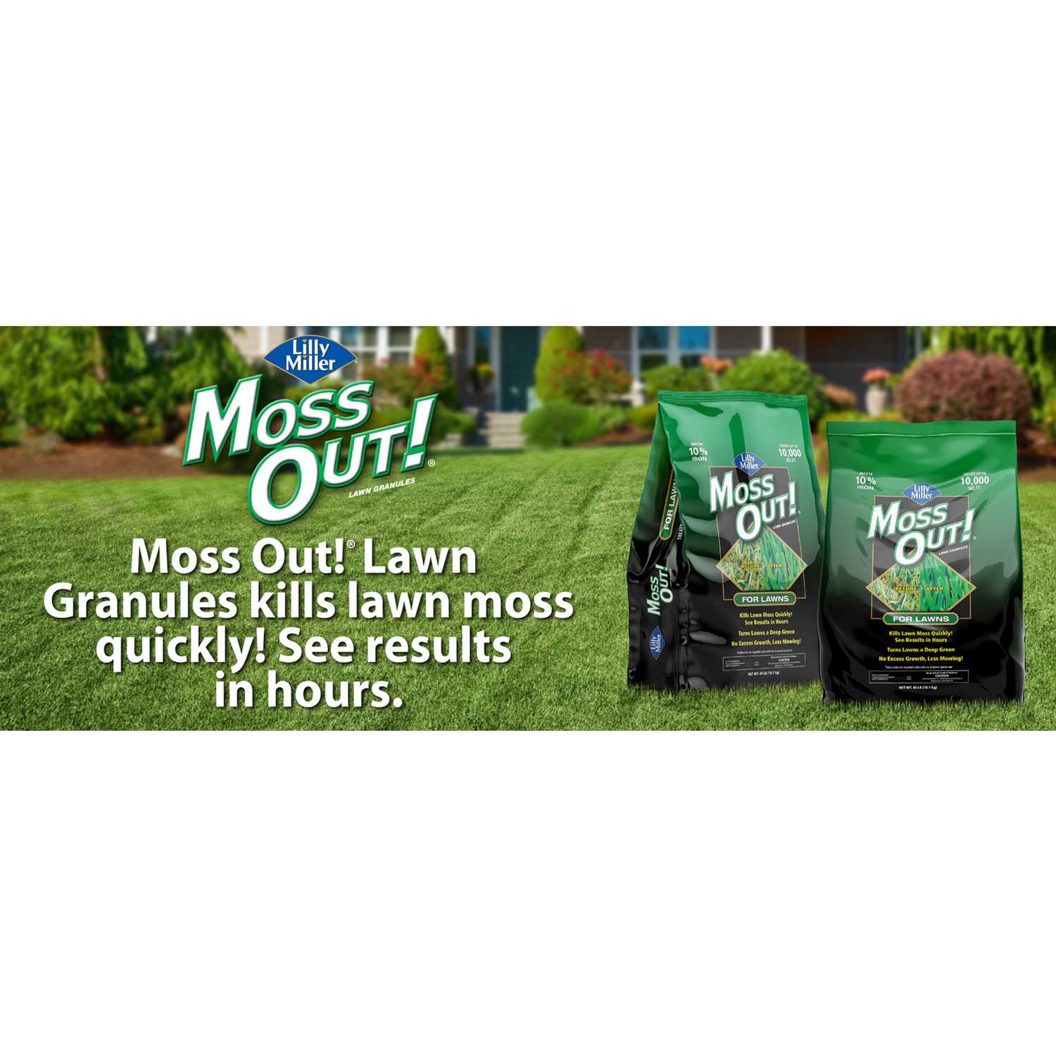 Lilly Miller Moss Out Moss Control Granules 20 lb. Ace Hardware