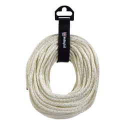 Wellington 1/4 in. D X 100 ft. L White Solid Braided Nylon Rope