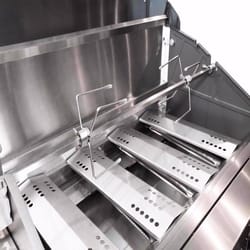 TYTUS Stainless Steel Rotisserie Kit 36 in. L X 7 in. W For Weber