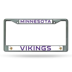 Rico Gray Metal Minnesota Vikings License Plate Frame