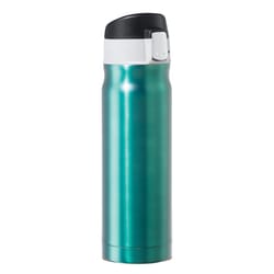 OGGI Caliber 17 oz Peacock BPA Free Double Wall Travel Flask
