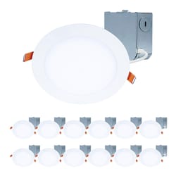 Halo Soft White 6 in. W LED Canless Recessed Downlight 13.5 W