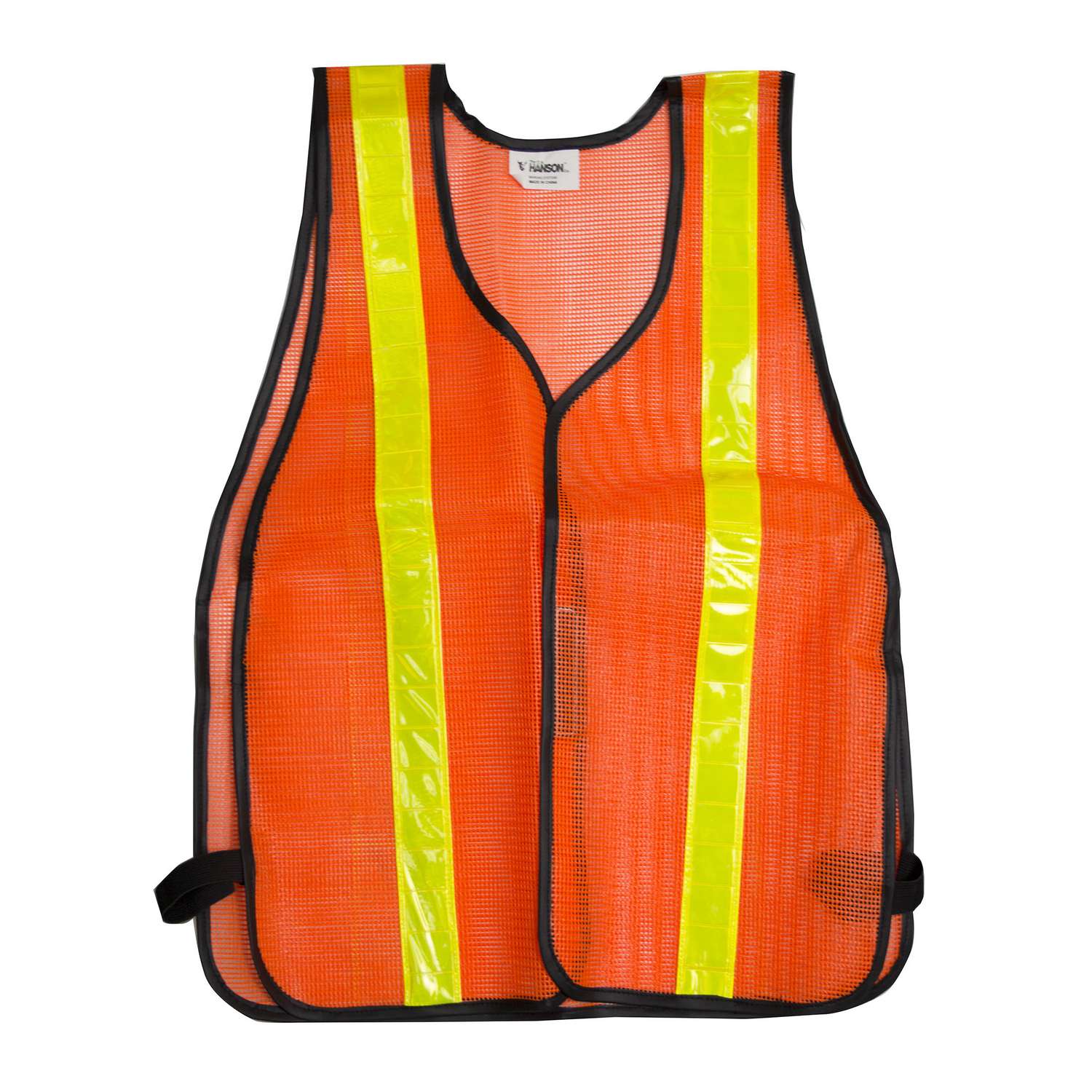 C.H. Hanson Reflective Polyester Mesh Safety Vest Orange One Size Fits ...